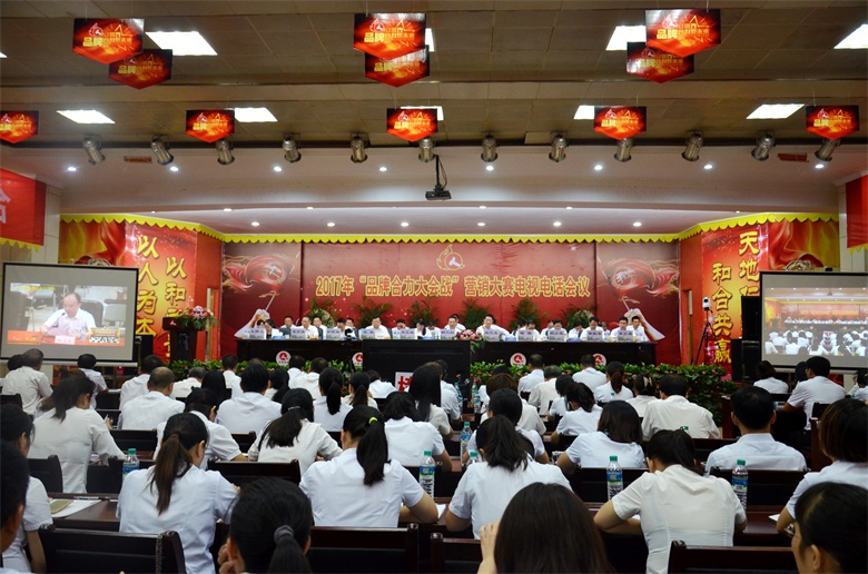 仁和集团召开2017年“品牌协力大会战”营销大赛电视电话聚会 (1).jpg